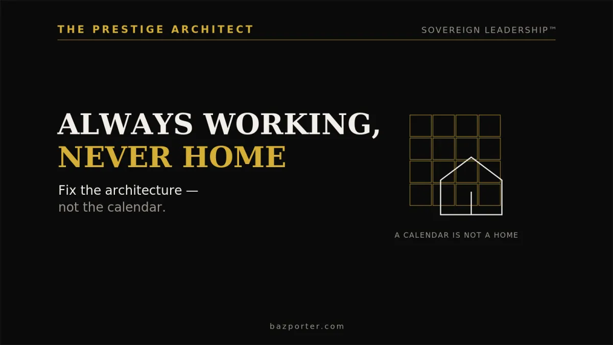 Engineering the architecture of a present life for an always-on executive in the Systems pillar