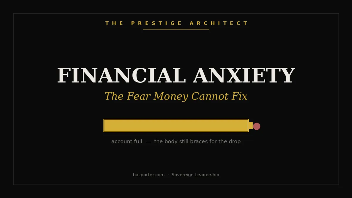 Naming financial anxiety in a high-earning executive through the RAMS Attitude pillar