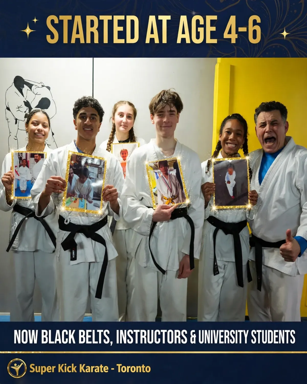 Martial arts student showing discipline and progression
