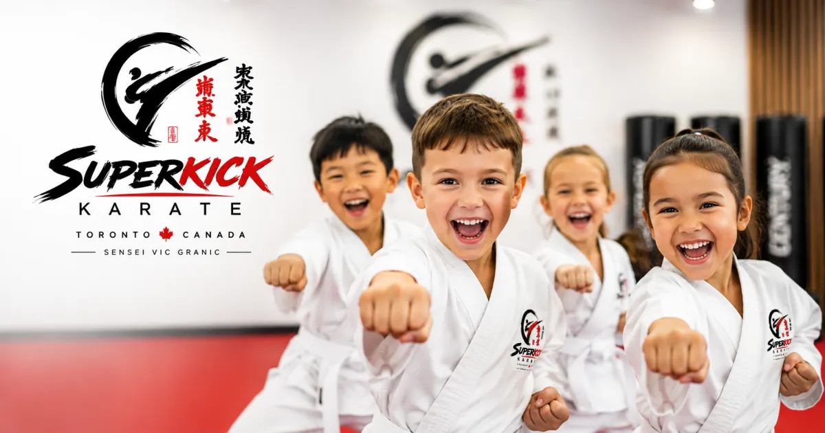 Super Kick Karate Toronto students who started karate ages 4-6 and became black belts