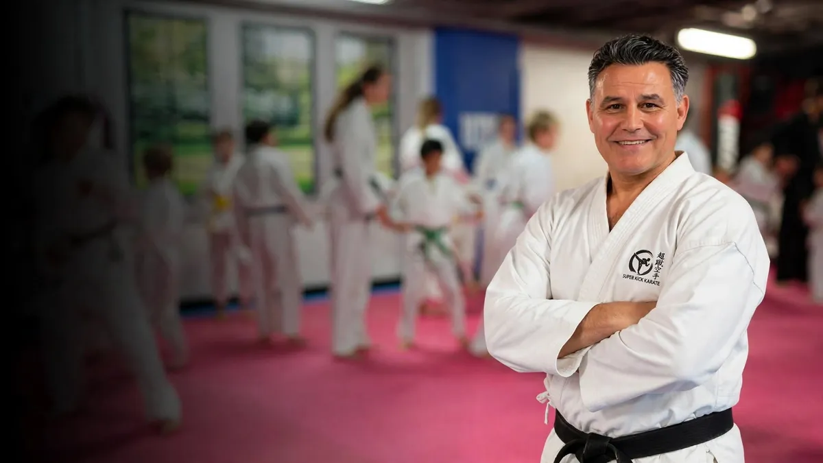 Sensei Vic Granic founder and chief instructor of Super Kick Karate