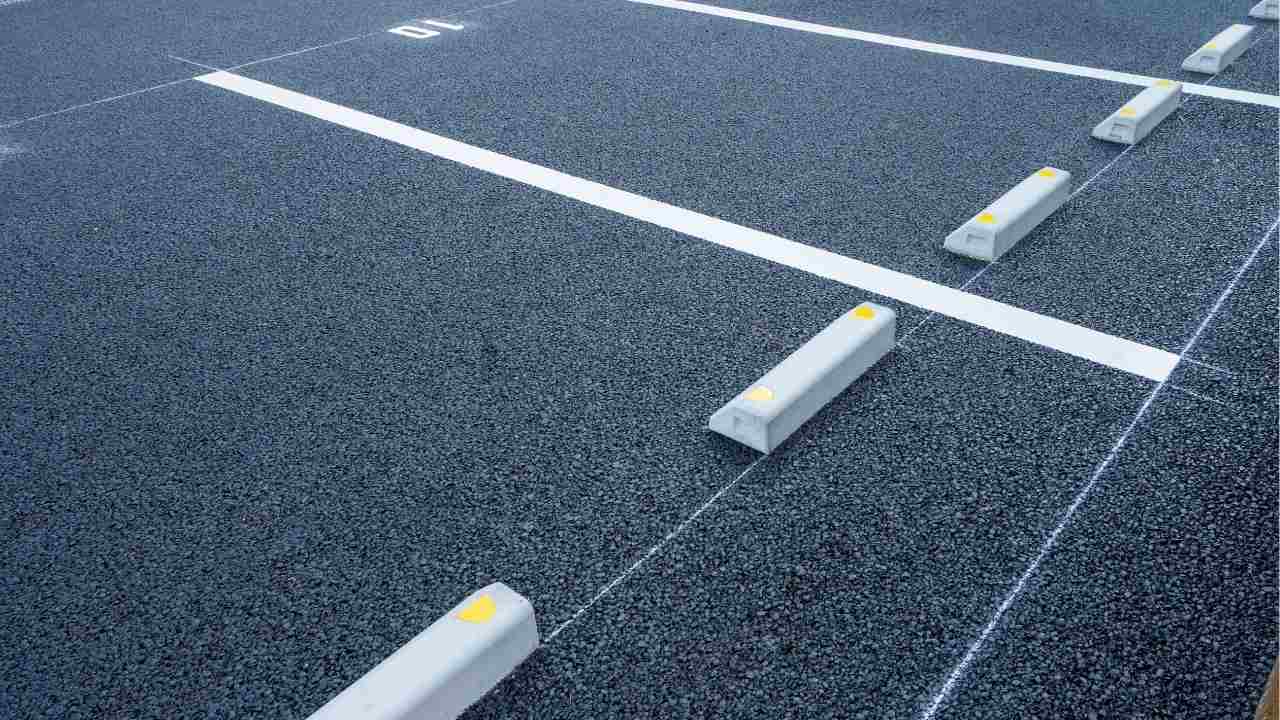 asphalt parking lots