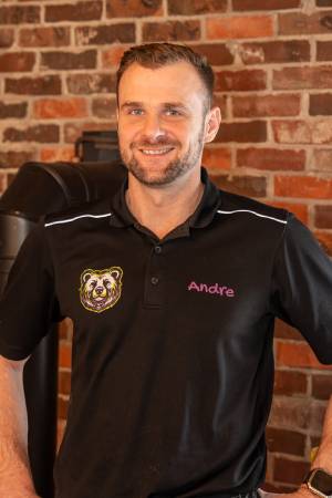 Crew in front of plumbing van