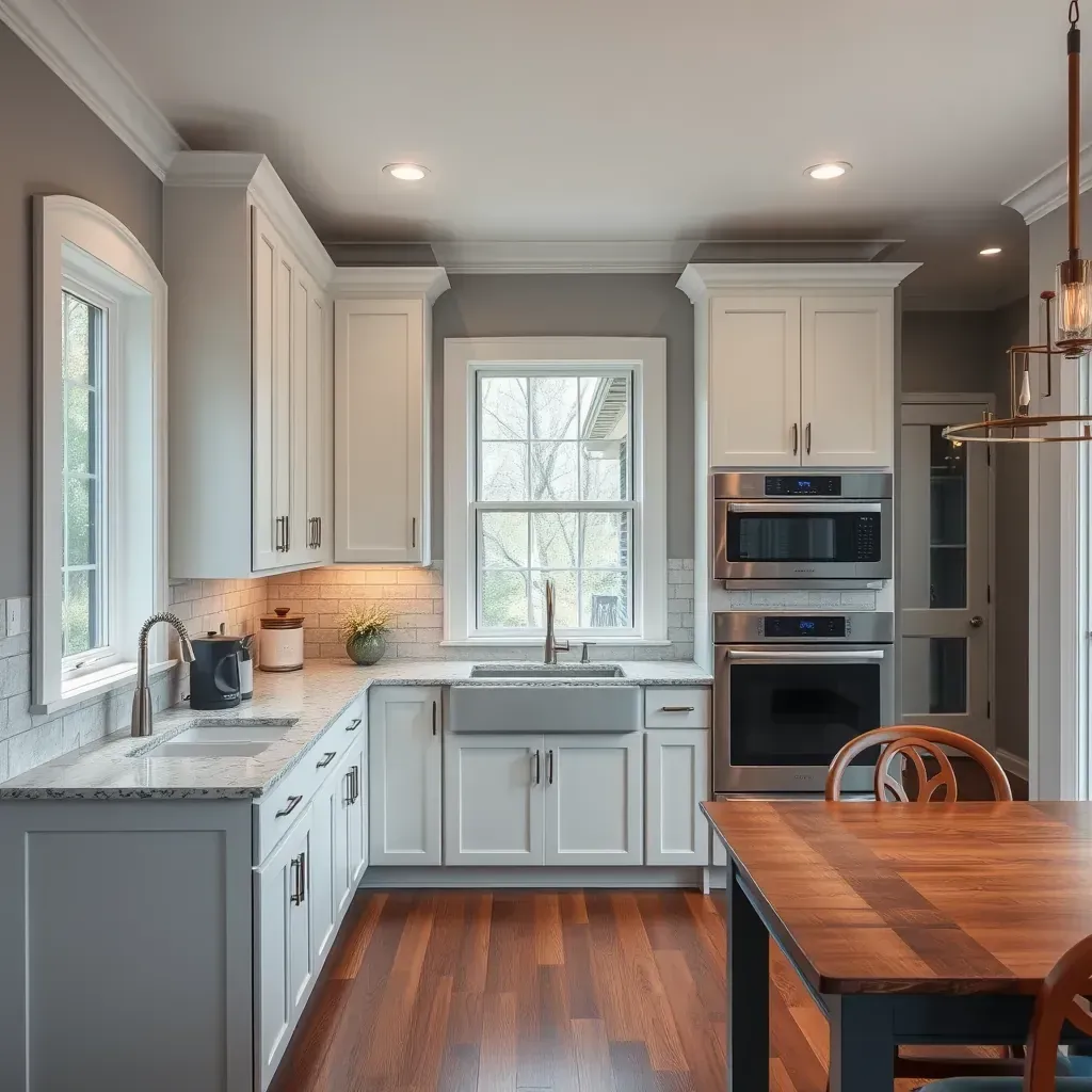Remodeling of a modern home in Glen Allen, VA, with new siding, double-pane windows, tools, and a manicured yard.