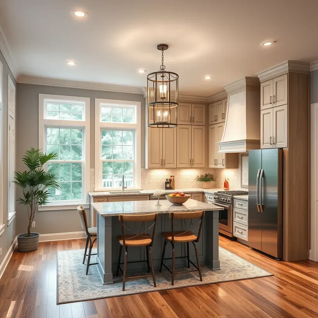 Remodeling in Henrico, VA: modern home interior with new flooring, fresh paint, updated cabinetry, and ongoing renovation details.