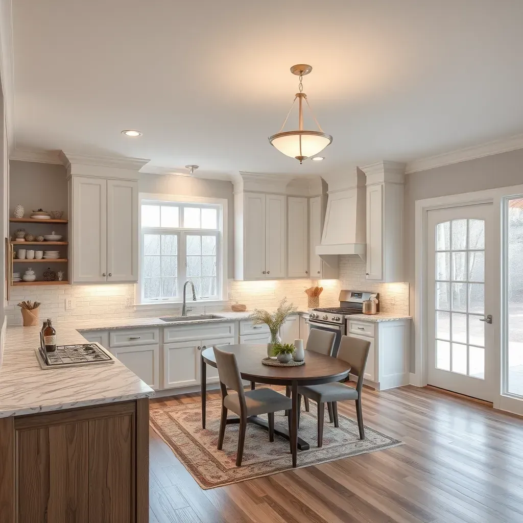 Remodeled Bensley, VA home with new siding, updated porch, tools, and a tree-lined street in bright natural light.