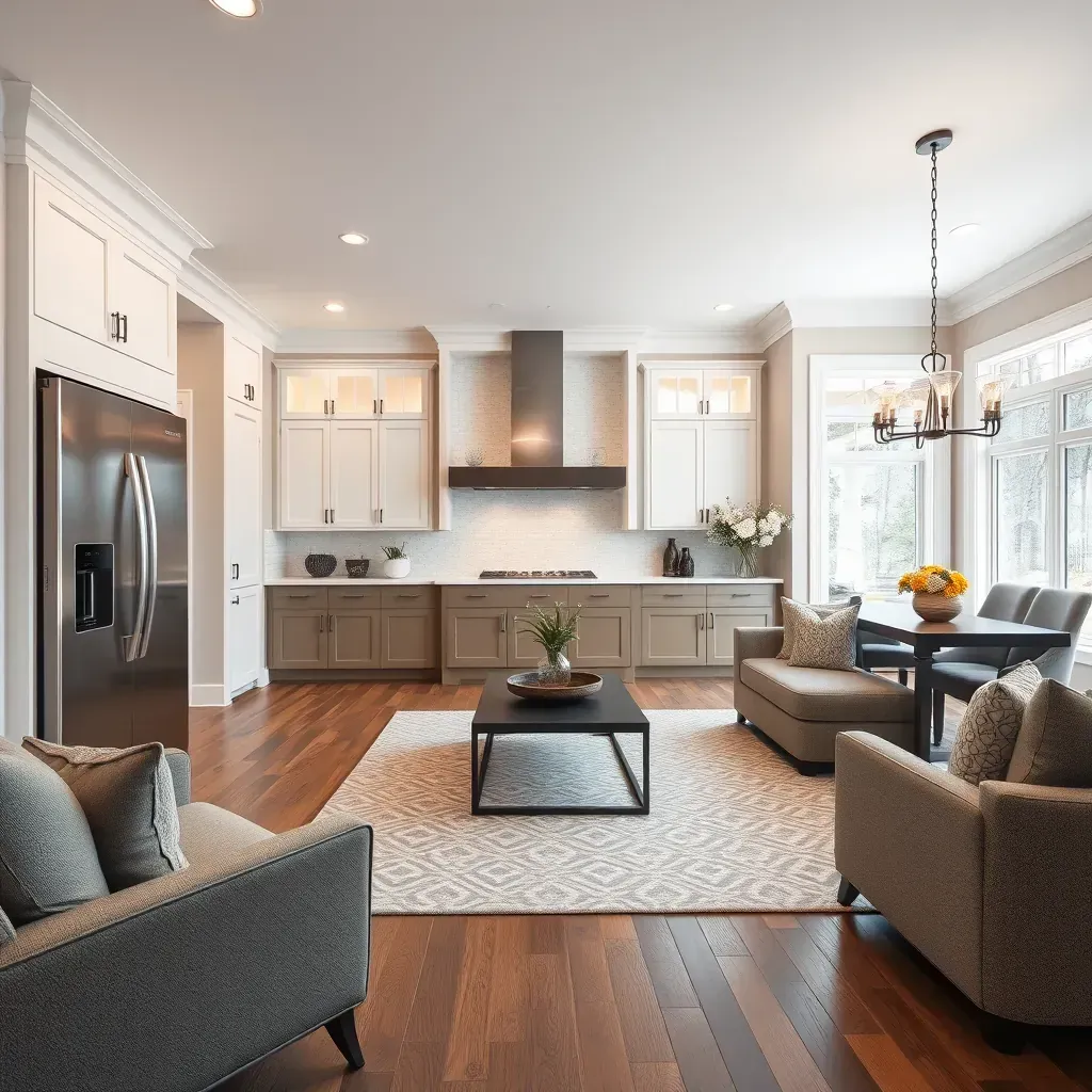 Remodeled suburban homes in Brandermill, VA with new siding, updated porches, landscaping, and tree-lined streets.