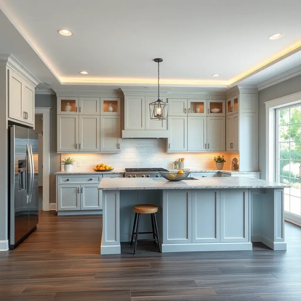 Beautiful home remodeling in Midlothian, VA, showcasing modern kitchen and bathroom upgrades.