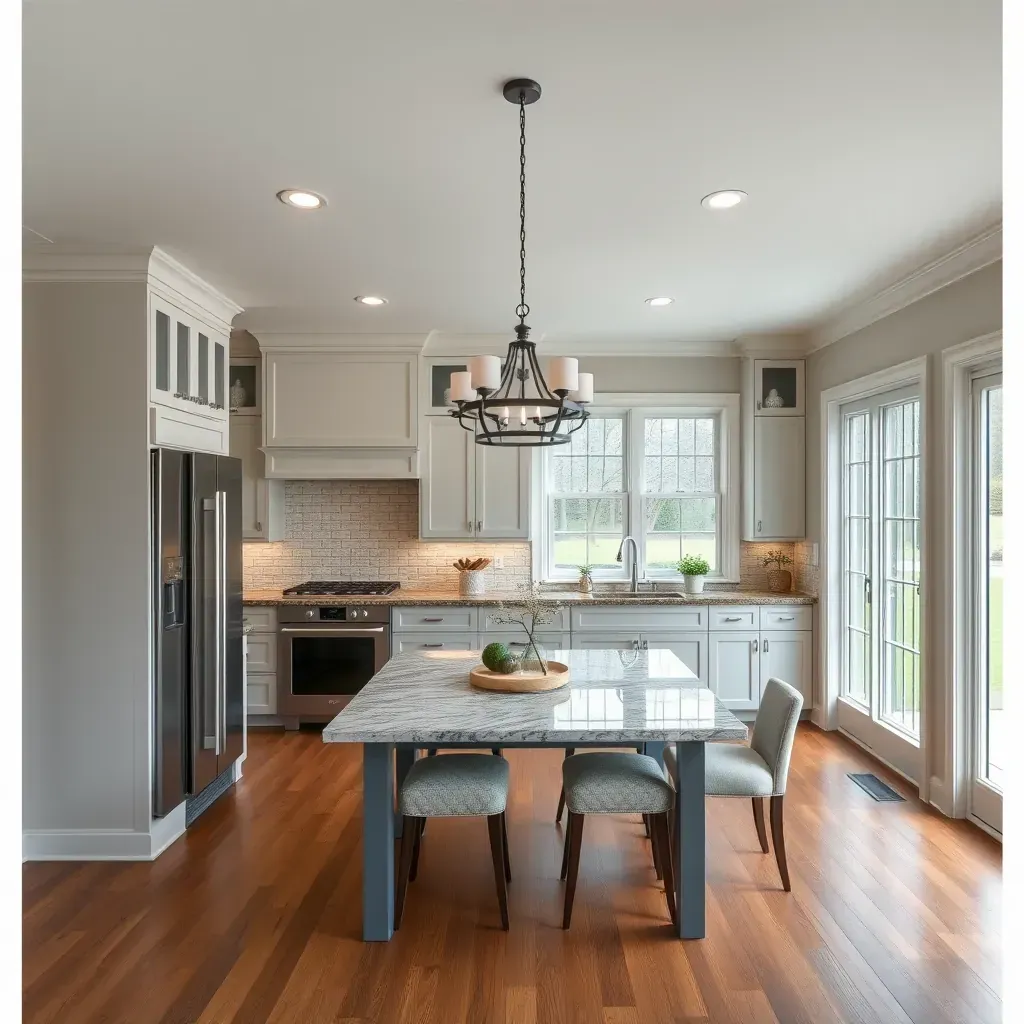 Remodeled Stratford Hills, VA home with modern siding, large windows, lush landscaping, and ongoing construction details.