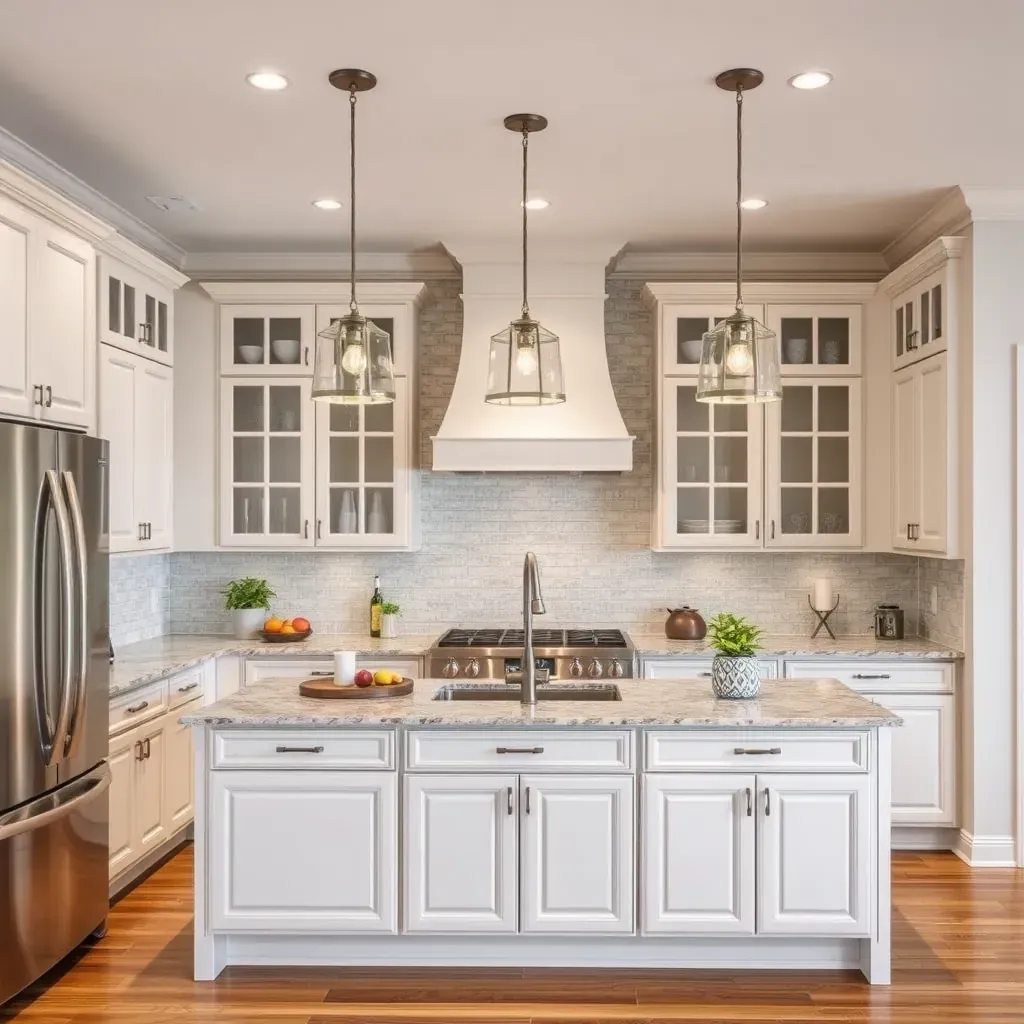 Detailed kitchen remodeling in Charter Colony, VA with modern cabinetry, sleek countertops, and stylish decor.
