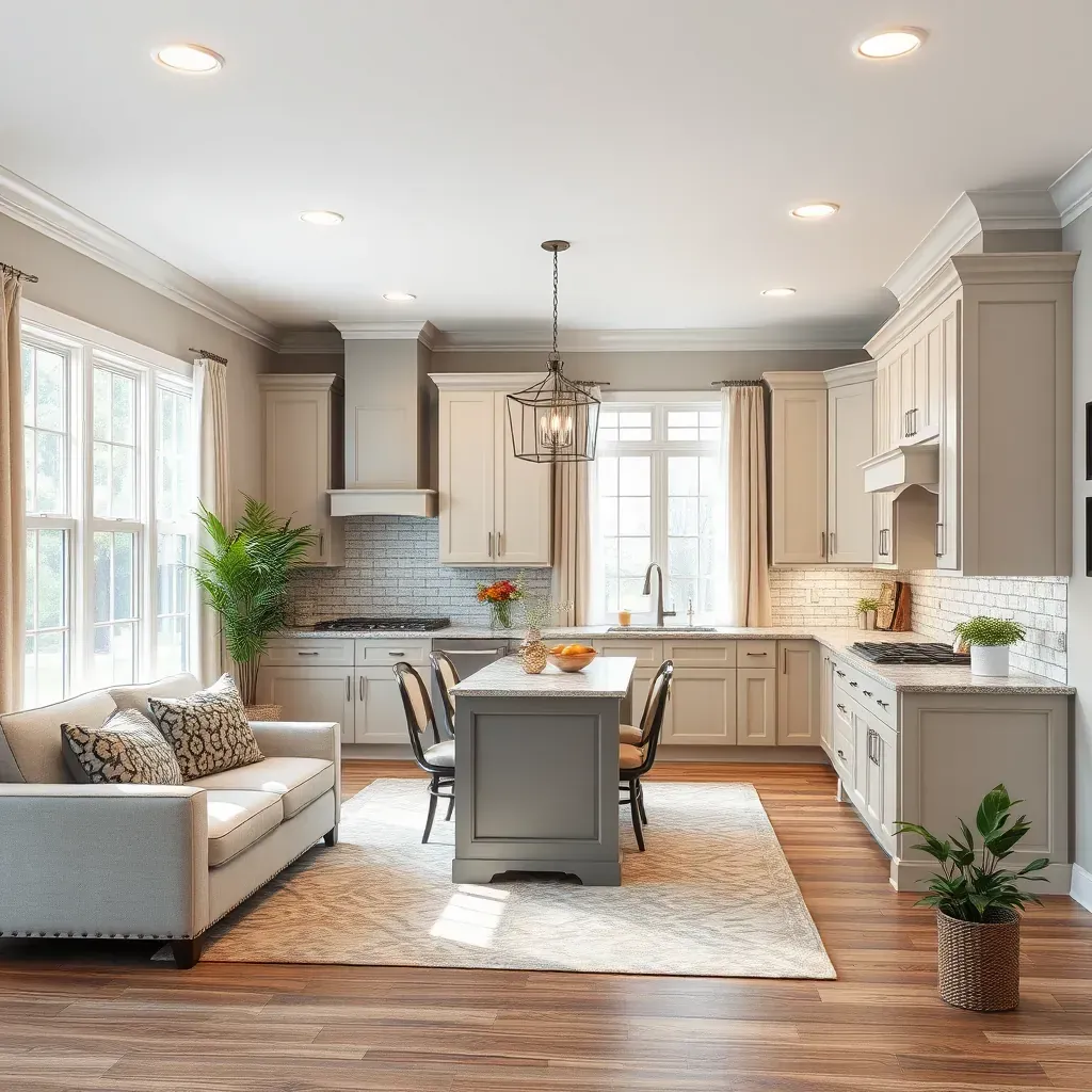 Detailed view of a home remodeling project in Wilkinson Terrace, VA, showcasing construction, renovation, and renovation workers.