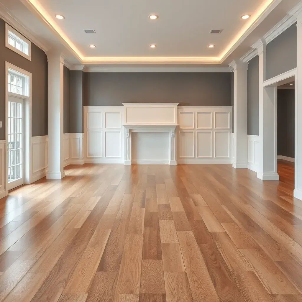 Flooring projects in Richmond, VA showcasing hardwood, laminate, and tile installations for homes and businesses.