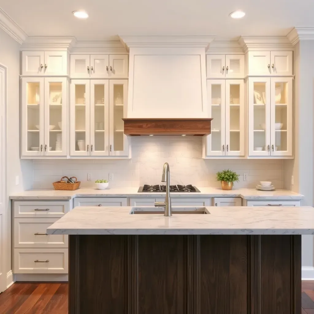 High-quality Richmond, VA cabinetry showcasing polished wood finishes, elegant design, and seamless craftsmanship.
