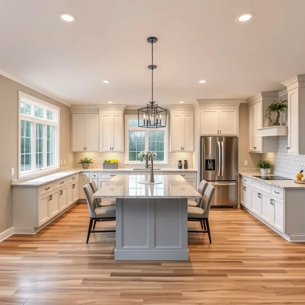 A detailed rendering of a home remodeling project in Brandermill, VA, showcasing modern updates and craftsmanship.