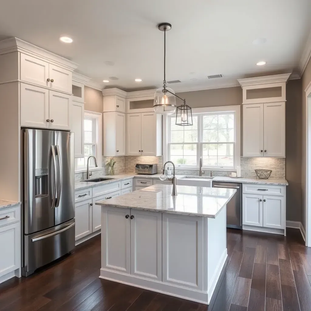 Home renovation in Tarrington, VA showcasing new kitchen and modern enhancements.