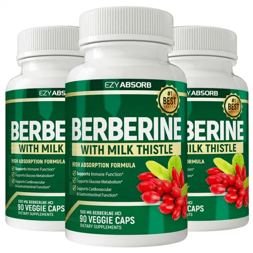 Berberine 3 bottle