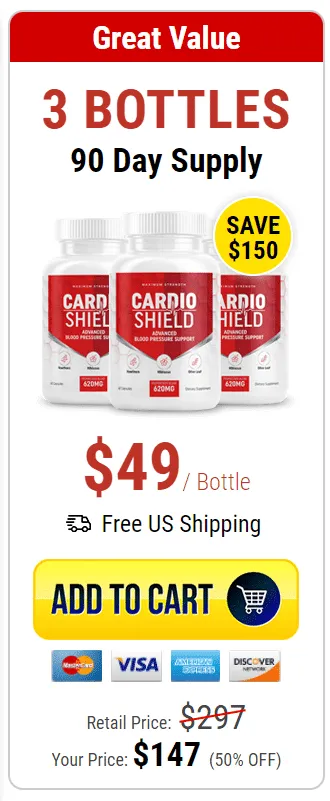 Cardio Sheild 3 Bottles price