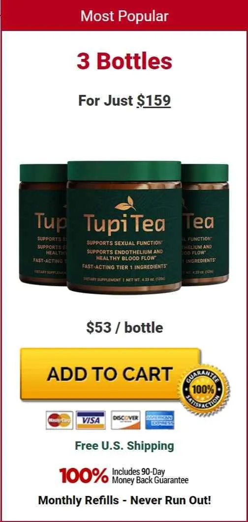  Tupi tea 3 Bottle