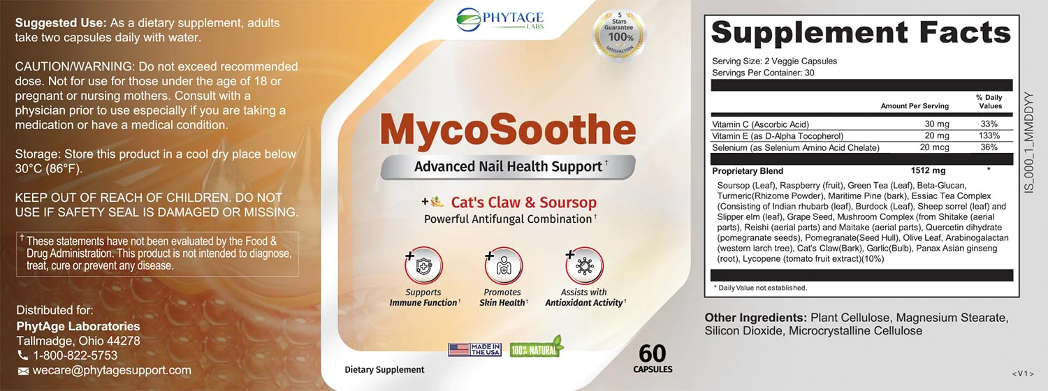 MycoSoothe facts