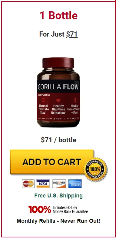 Gorilla Flow 1 bottle