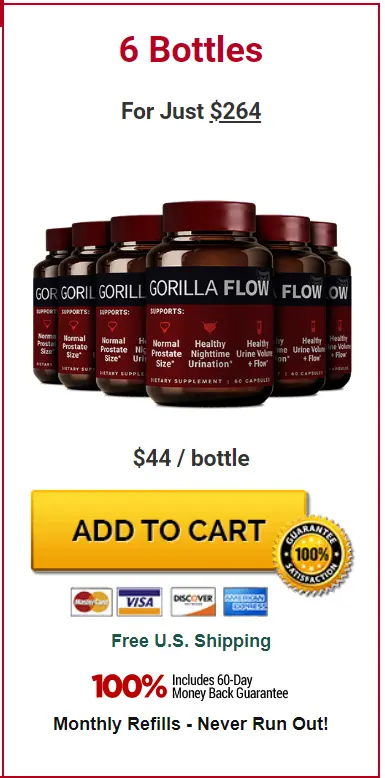 Gorilla Flow 6 bottle