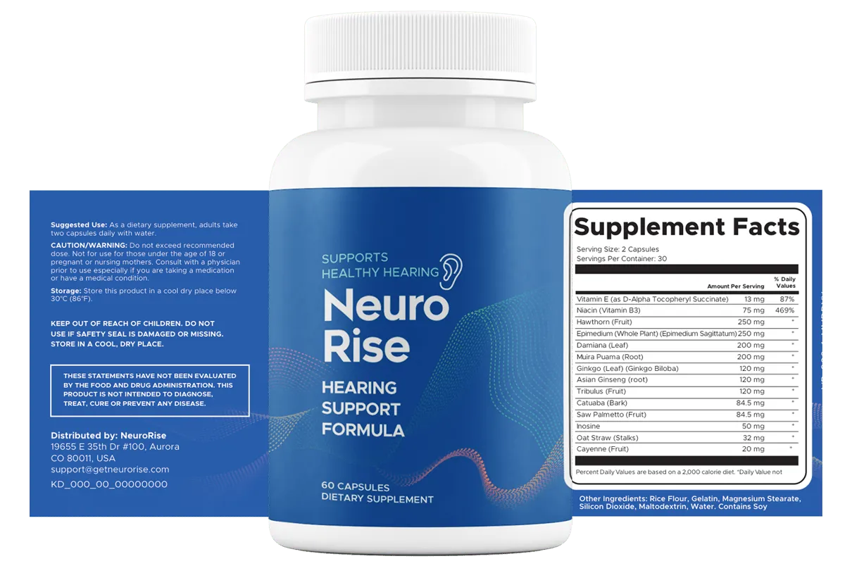 NeuroRise supplement fact