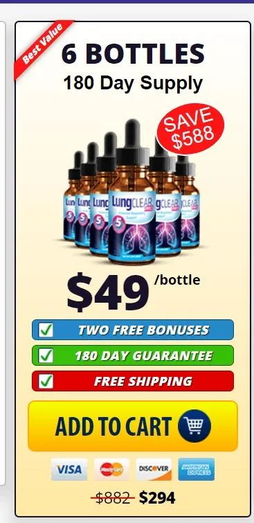 lungclear pro-6-bottle