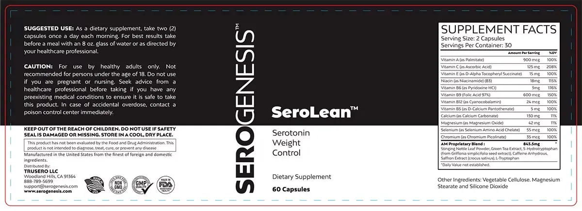 SeroLean ingredients facts