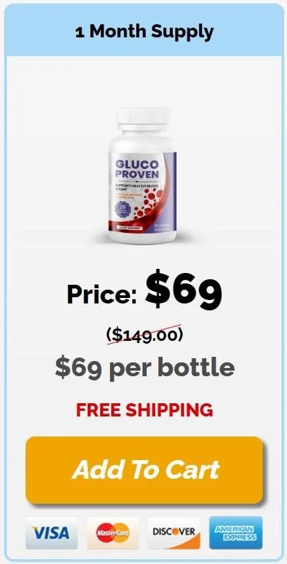 GlucoProven 1 bottle