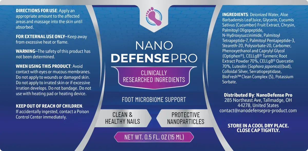 NanoDefense Pro Supplement Facts