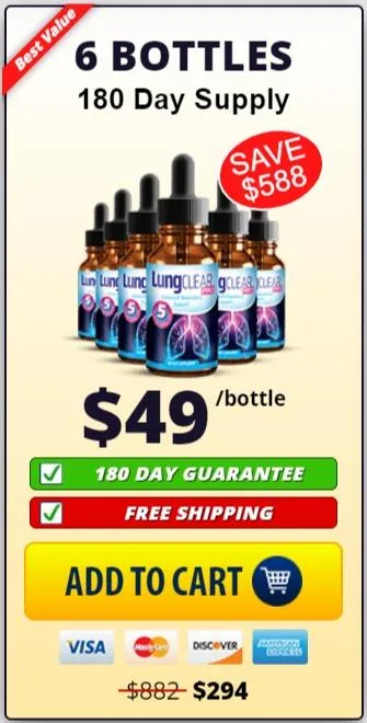 Lung Clear Pro 6 Bottles