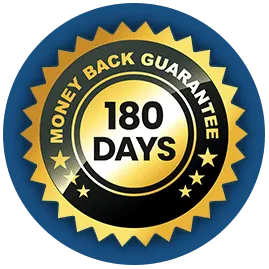 180 days money back guarantee