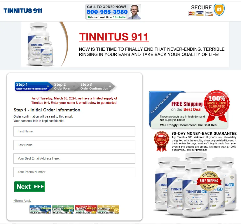 Tinnitus-911-order-page