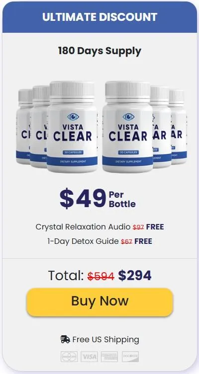 VistaClear Supplement 6 Bottle Price