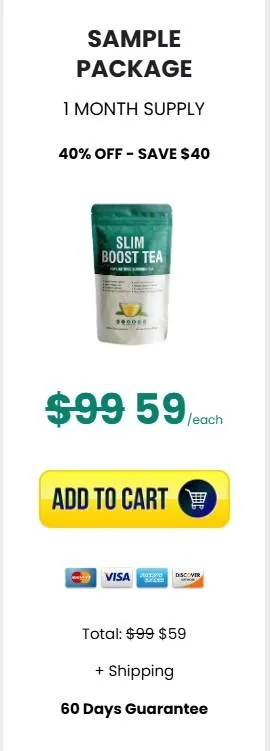 Slim Boost Tea 1 Bottle Price