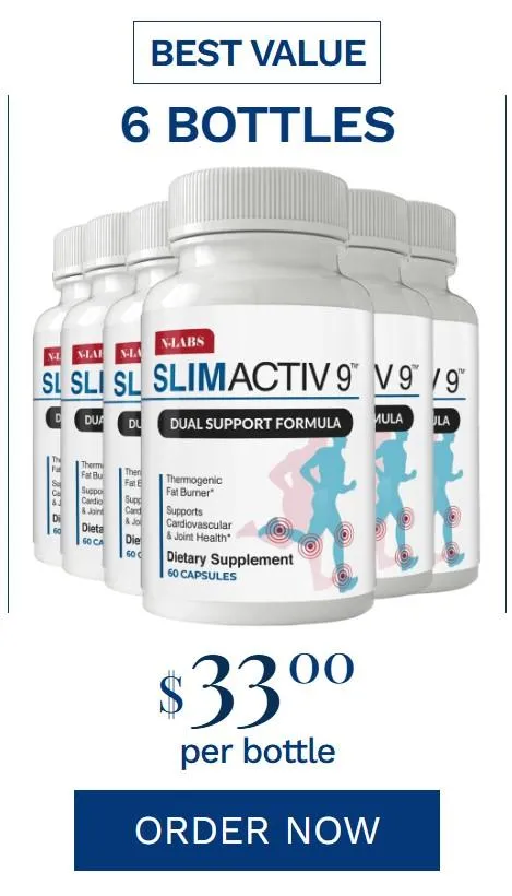 SlimActiv 9 six-bottles-pack