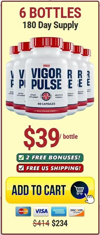 Max Vigor Pulse 6 bottles