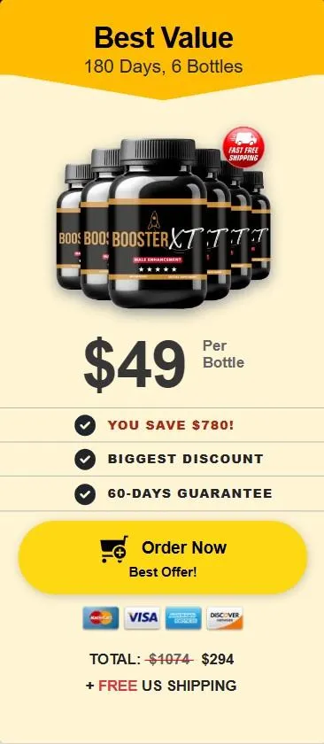 Booster XT-6-bottle-price