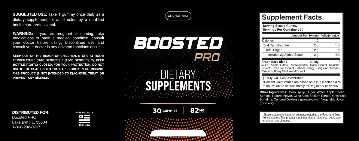 Booted Pro Suppement Fats