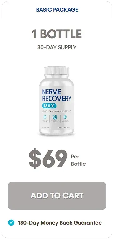 Nerve Recovery Max-1 bottle