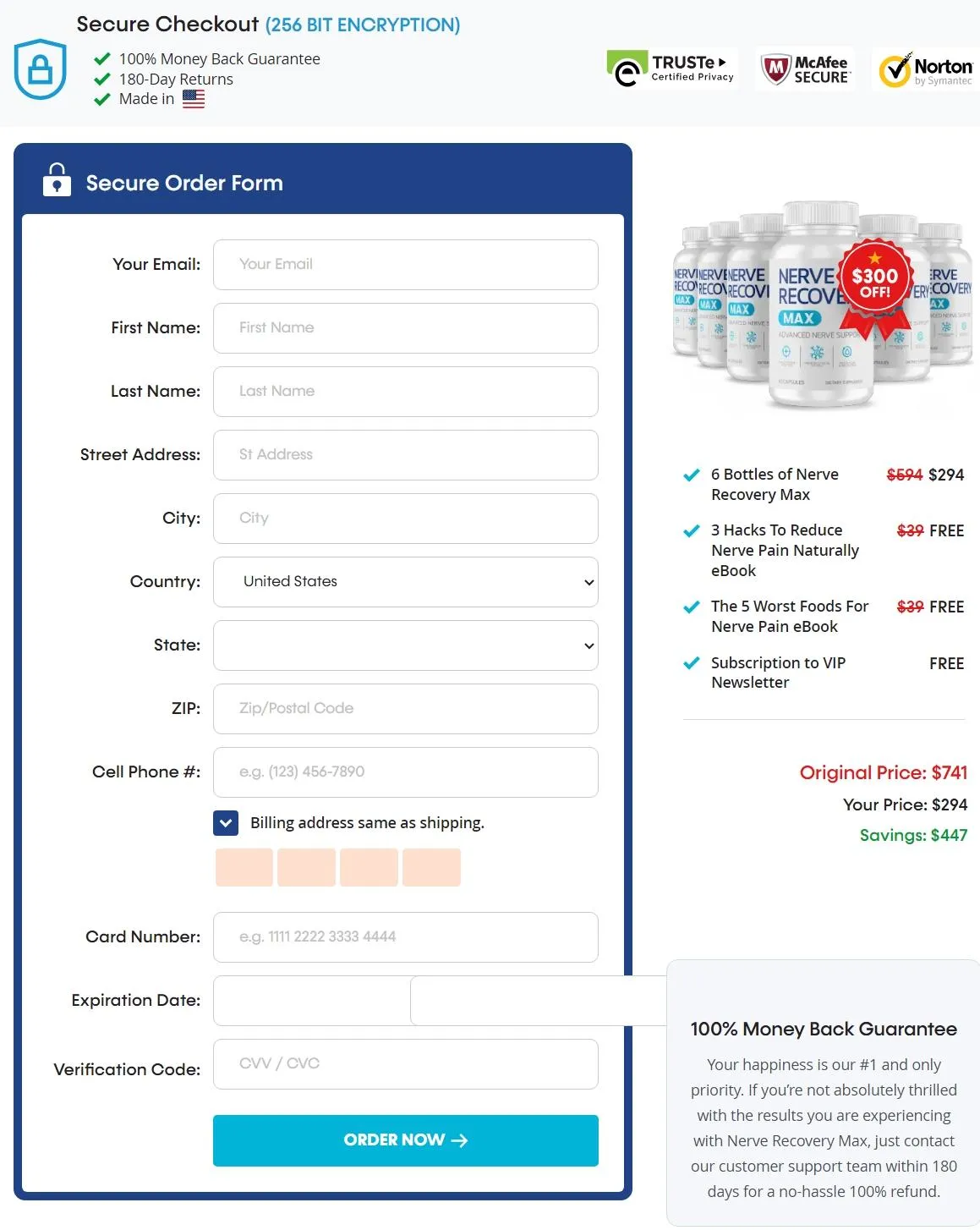 Nerve Recovery Max-order-page