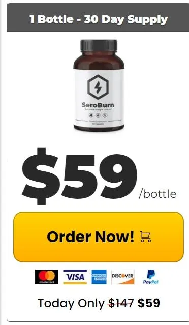 order SeroBurn one bottle 