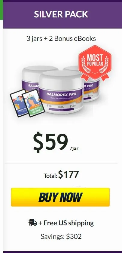 Balmorex Pro 3 jar pricing