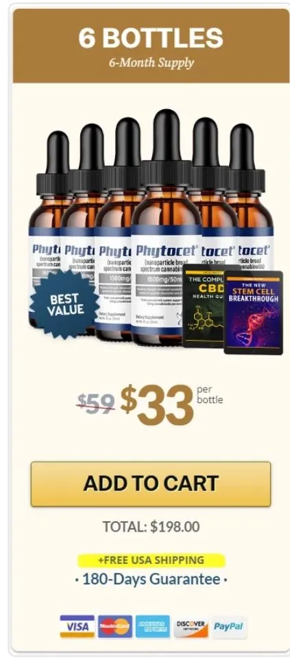 Phytocet 6 bottles