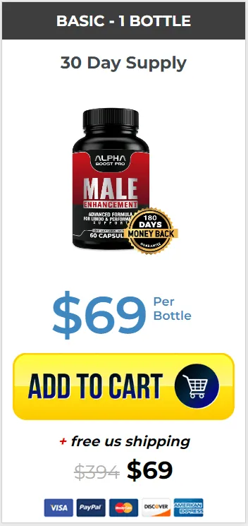 Alpha Boost Pro 1 Bottle Price