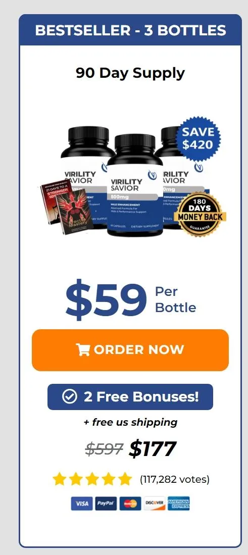 Virility Savior-3-bottle-price