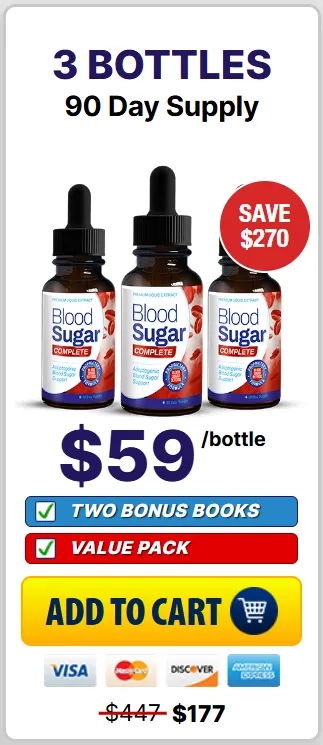 Blood Sugar Complete-3-bottle-price