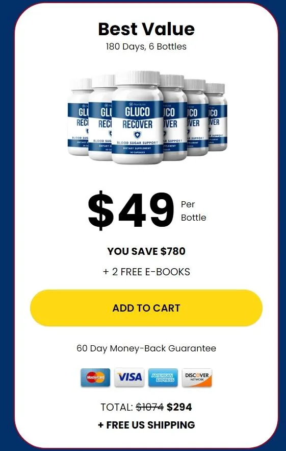 Gluco Recover-6-bottle-price