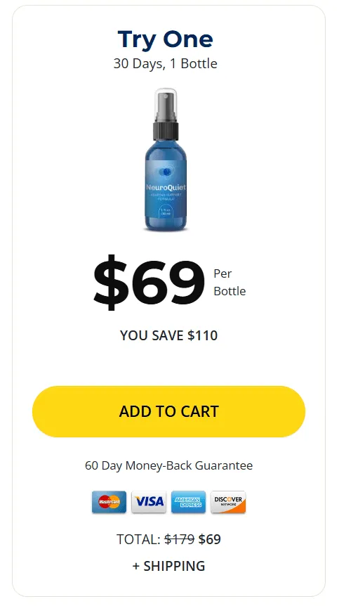 NeuroQuiet -1-bottle-price