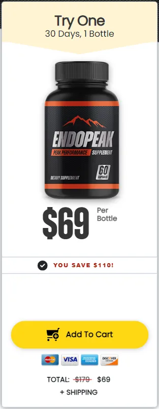 Endopeak-1-bottle-price